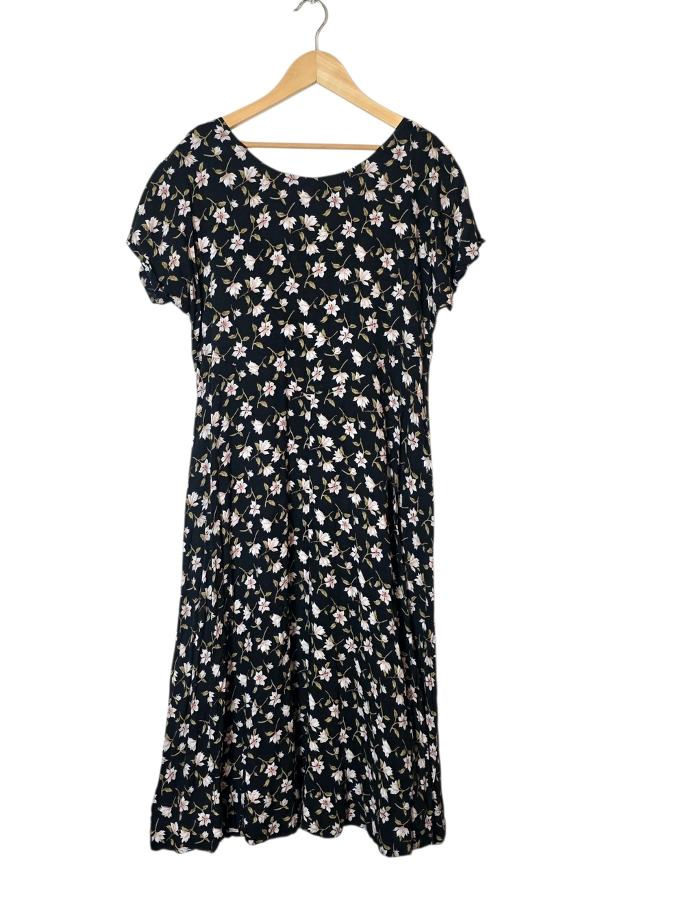 Vintage All That Jazz Floral Dress 9/10 90s Chorus Cottagecore Boho Vacation - Picture 2 of 9